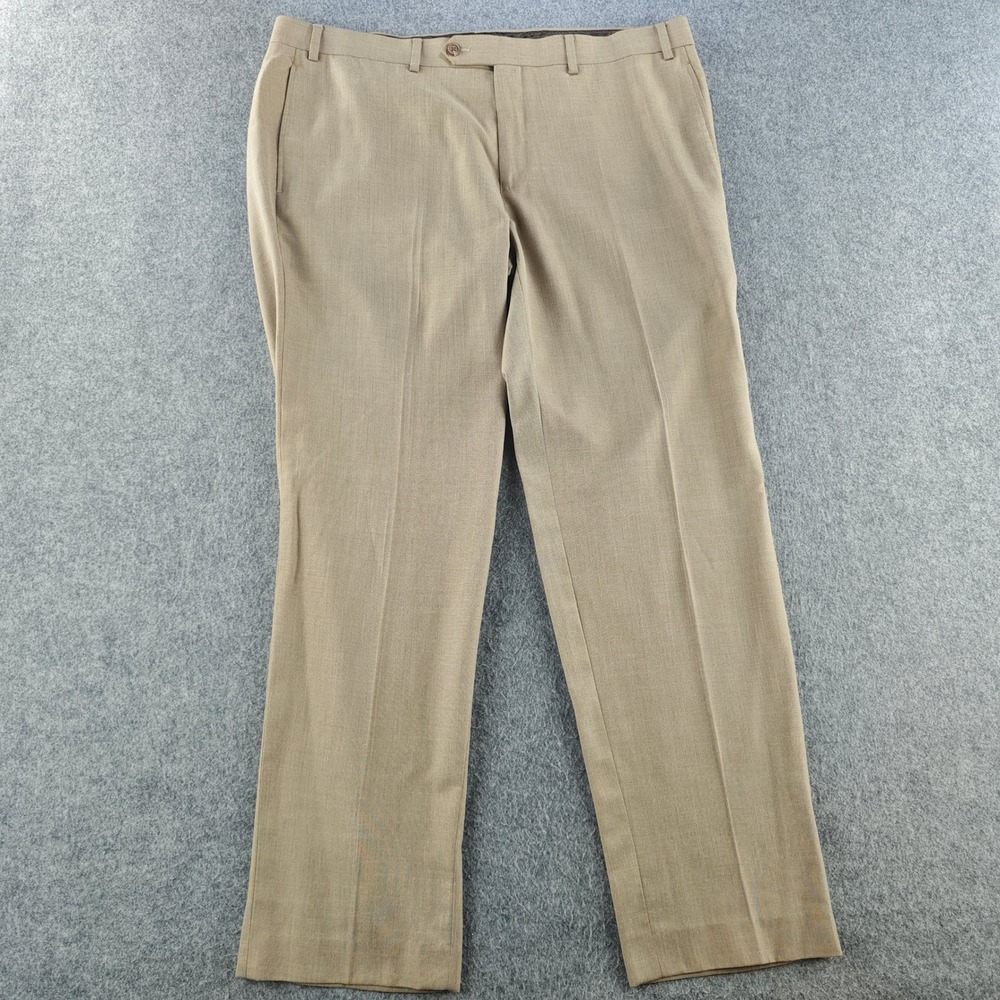 Lauren Ralph Lauren Dress Pants Mens 36x30 Tan Khaki Flat Front Chino Slacks